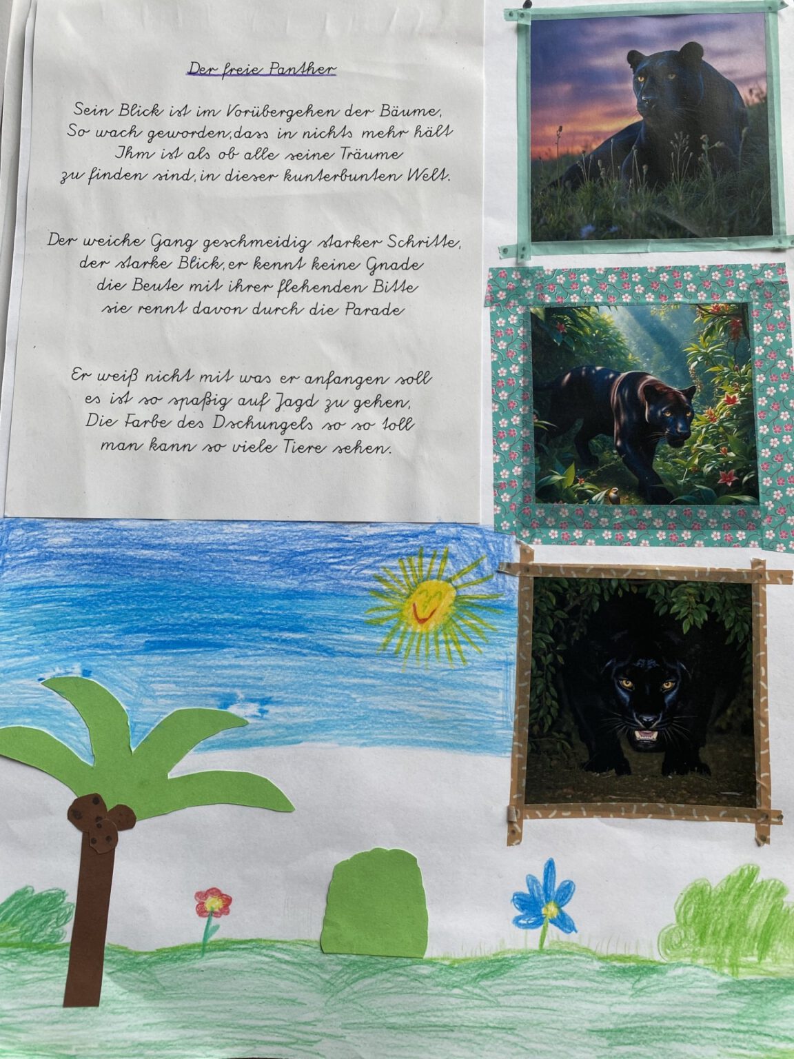 AG Literatur: Unser Pantherprojekt – Grundschule an der Schäferwiese